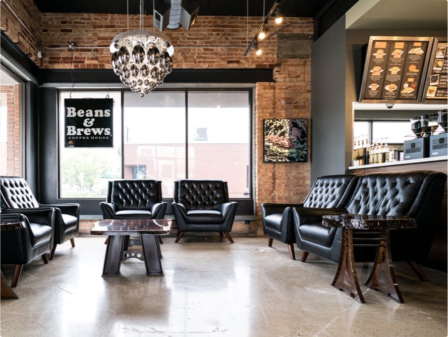 Beans & Brews interior
