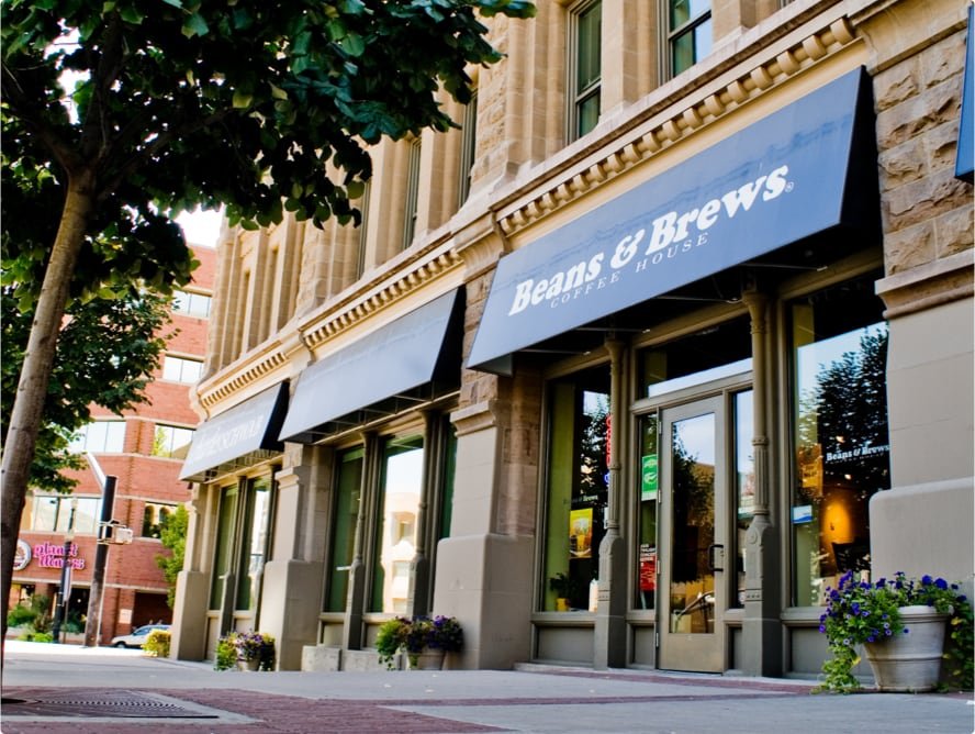 Beans & Brews storefront