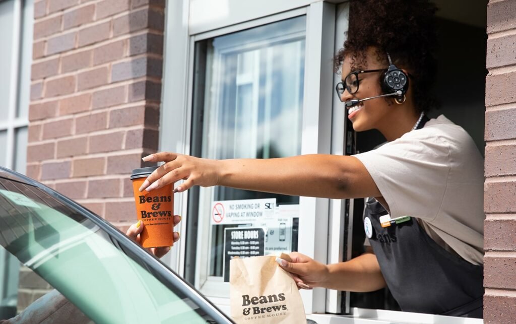 Beans & Brews drive thru