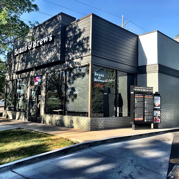 Exterior photo of Sugar House on 2700 S  Beans and Brews