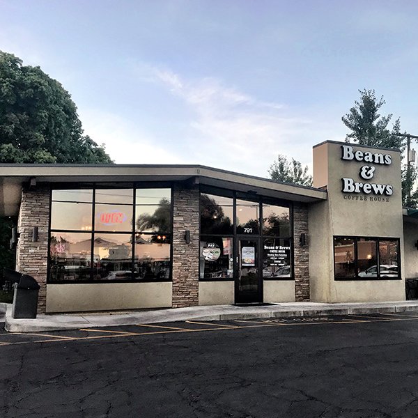 Exterior photo of SLC on 3300 South Beans and Brews