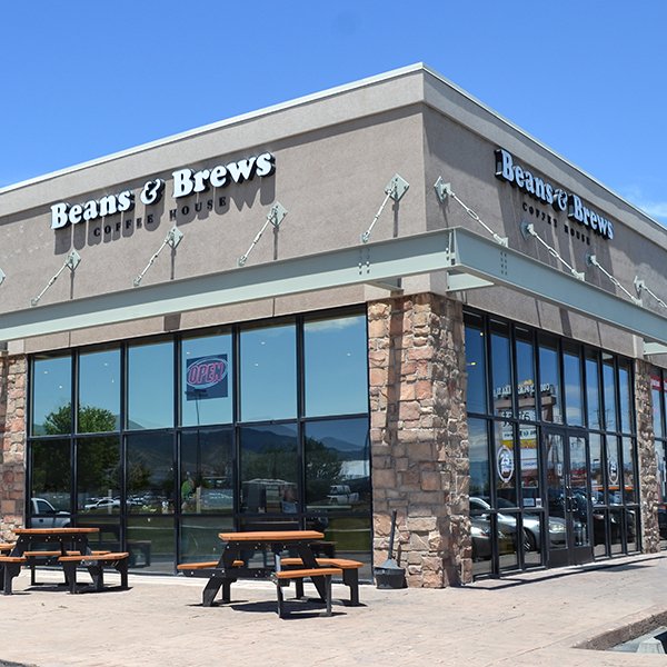 Exterior photo of West Valley on 5600 West Beans and Brews