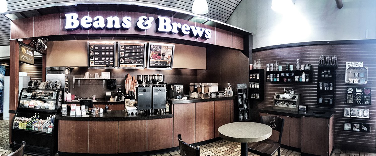Interior photo of Salt Lake (inside Sapp Bros.) Beans and Brews