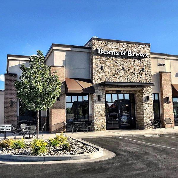 Exterior photo of South Jordan on 10400 South Beans and Brews