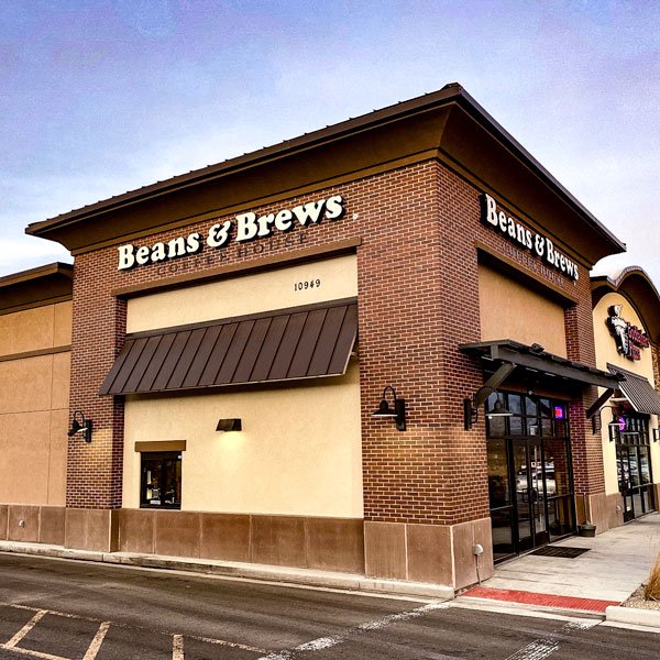 Exterior photo of South Jordan on Redwood Road Beans and Brews