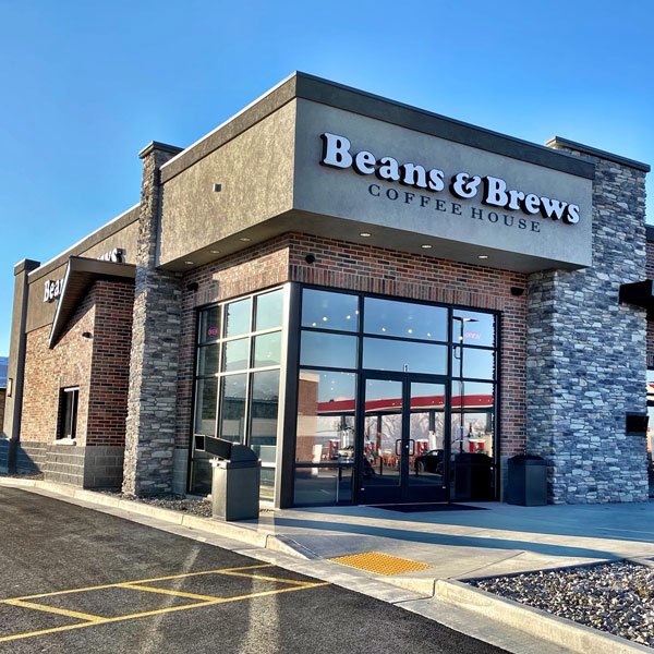 Exterior photo of Herriman on 12600 South Beans and Brews