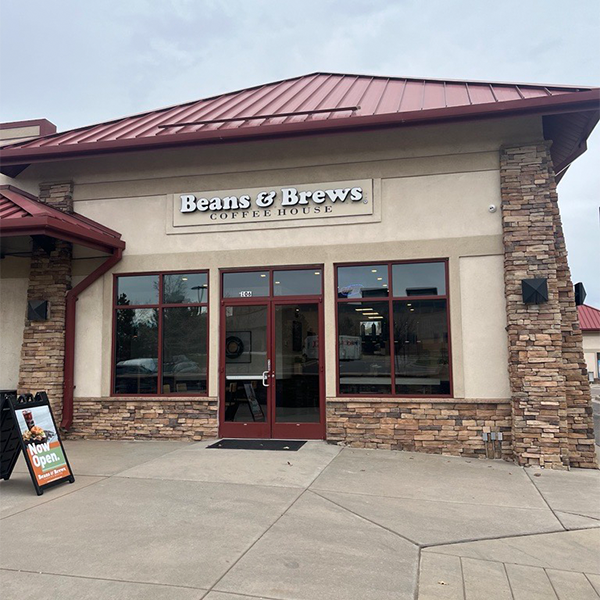 Exterior photo of Meridian Beans and Brews