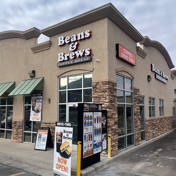 Exterior photo of Cedar City - NOW OPEN! Beans and Brews